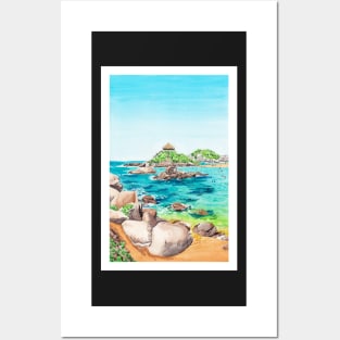 Cabo San Juan, Colombia Posters and Art